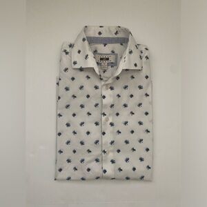 Joseph Abboud - Short Sleeve Patterned Button Down